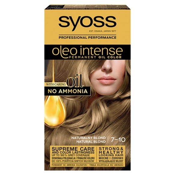 Schwarzkopf Syoss Farba do włosów Oleo 7-10 naturalny blond  1op.