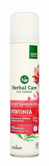 FARMONA HERBAL Szampon SUCHY Piwonia