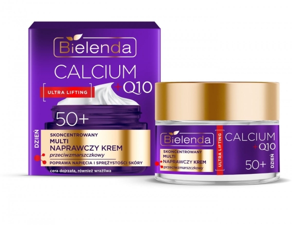 BIELENDA CALCIUM+Q10 Krem multi naprawczy 50+,50ml