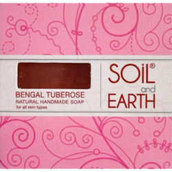 Bengal Tuberose Natural Handmade Soap, Soil & Earth, 100g