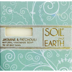 Jasmine & Patchouli Natural Handmade Soap, Soil & Earth, 100g