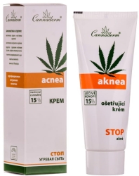 Крем для лица для ухода за кожей с угревой сыпью, Cannaderm Aknea
