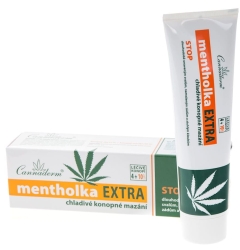 Охлаждающий гель от болей в мышцах и суставах Mentholka EXTRA, Cannaderm, 150мл
