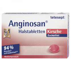 Anginosan Sugar-free cherry throat lozenges, 20 pcs.