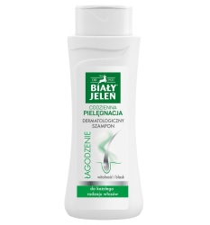 Łagodzenie Szampon do włosów dermatologiczny - każdy rodzaj włosów, Biały Jeleń Codzienna Pielęgnacja, 300ml