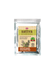 Henna Czekoladowy Brąz, Naturalna farba do włosów, Sattva, 10g
