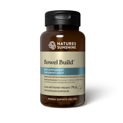 Bowel Build, Здоровье пищеварительной системы, Nature's Sunshine, 120 капсул