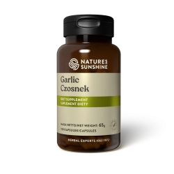 Czosnek Garlic, Nature's Sunshine, 100 kapsułek