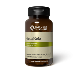 Готу Кола, Nature's Sunshine, 100 капсул