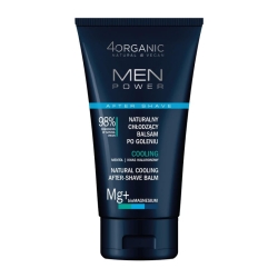 Chłodzący balsam po goleniu, MEN POWER, 4organic, 150ml
