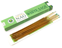 Kadzidełka Golden Nag White Sage Biała Szałwia, Vijayshree, 15g