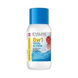 Zmywacz do paznokci 8w1 Total Action bezacetonowy, Eveline Nail Therapy Professional, 150 ml