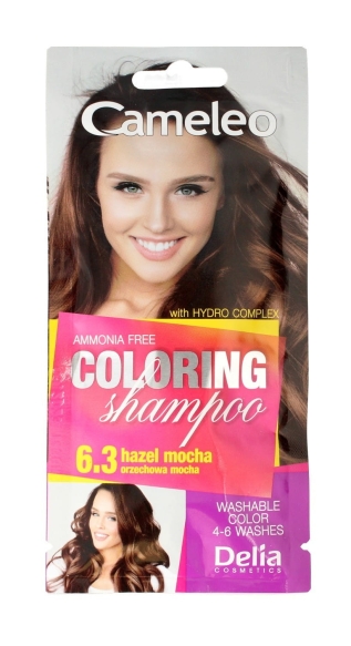 Delia Cosmetics Cameleo Szampon koloryzujący nr 6.3 Orzechowa Mocha  1szt