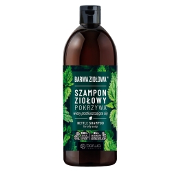 BARWA Ziołowa Szampon do włosów Pokrzywowy - włosy przetłuszczające się, 480ml