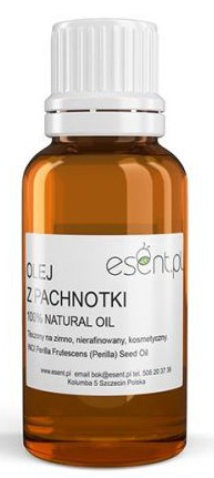 Olej z Pachnotki (Perilla-Oil) Tłoczny na Zimno, 20ml