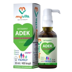 ADEK Family Vitamin Drops (Children & Adults), Myvita, 30ml