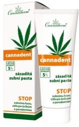 Конопляная зубная паста Cannaderm Cannadent, 75 г