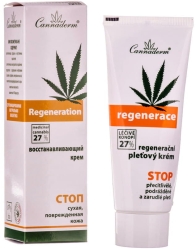 Крем Регенерирующий для Чувствительной, Сухой, Поврежденной Кожи, Cannaderm Regenerace