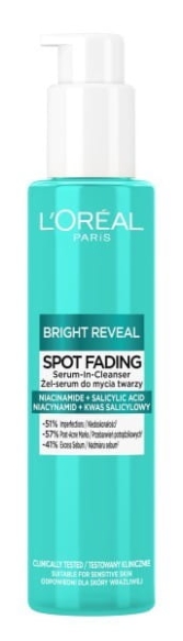 LOREAL Bright Reveal Żel -Serum do mycia twarzy 150ml