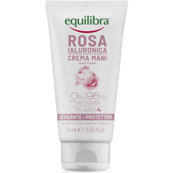 Rose hand cream with hyaluronic acid, Equilibra Rosa, 75ml