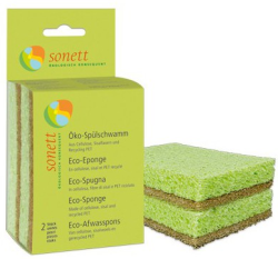 Экологическая губка для мытья посуды Sonett, 2 шт.