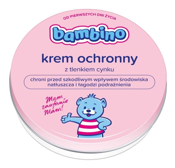 BAMBINO Ochronny krem kojący z tlenkiem cynku dla niemowląt i dzieci 150 ml