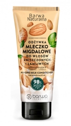 BARWA Naturalna Mleczko Migdałowe Odżywka do włosów zniszczonych i łamliwych 200ml