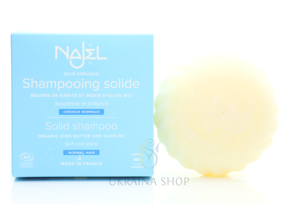 Szampon w kostce, do włosów normalnych, Najel, 75g