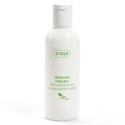 Oliwkowe mleczko demakijaż oczu oczyszczanie twarzy, Ziaja, 200ml