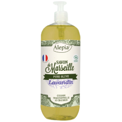 Mydło Marsylskie w Płynie z Olejkiem Lawendowym BIO, Alepia, 1000ml