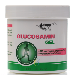 Гель з Глюкозаміном для Масажу Суглобів і М'язів, Pullach Hof Glucosamine Gel, 250мл
