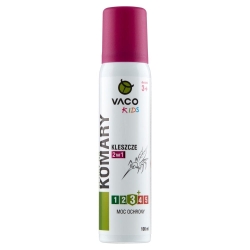 Spray na komary i kleszcze 2w1, VACO KIDS, 100ml