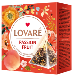 Mieszanka herbat z dodatkami „Passion Fruit” Lovare (2g х 15 piramidek)