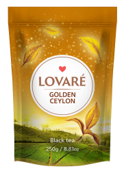 Herbata czarna „Golden Ceylon” Lovare liść 250g (+50 filtr torebek)
