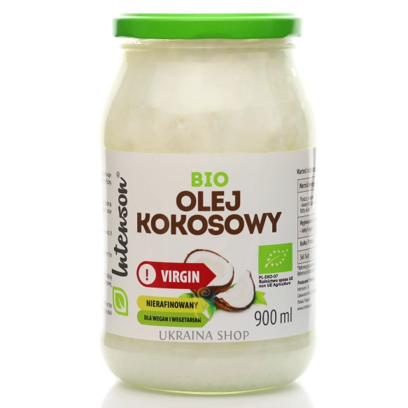 BIO Olej Kokosowy Virgin, Intenson, 900ml