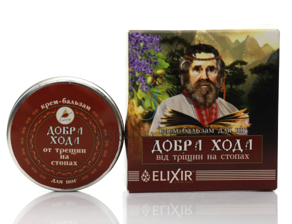 Krem Balsam do Stóp Zapobiegający Pękającym Piętom, Elixir, 10 ml