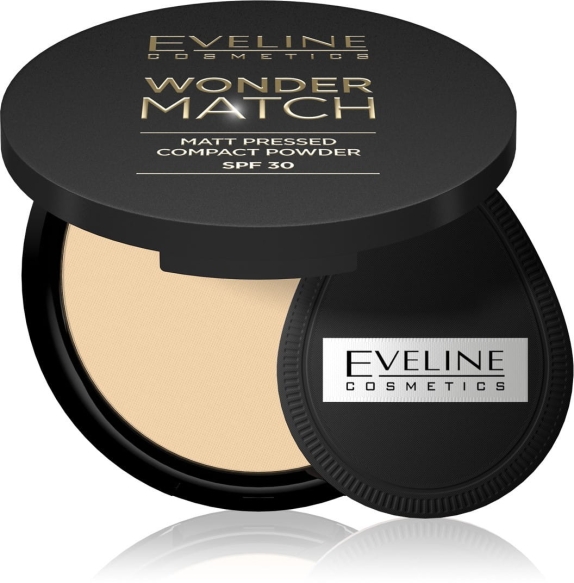 EVELINE Wonder Match Matujący Puder prasowany SPF30 nr 02  8 g