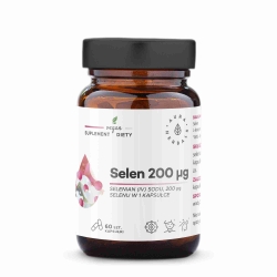 Selen 200 µg, selenian (IV) sodu, Aura Herbals, 60 kapsułek