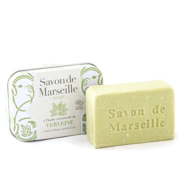 Verbena-scented Marseille soap, Alepia, 100g