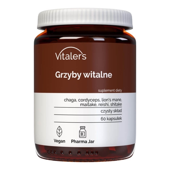 Grzyby witalne, Vitaler's, 60 kapsułek