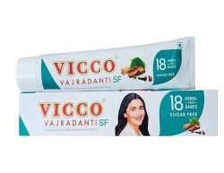 Vicco Vajradanti Herbal Toothpaste 18 Ayurvedic Herbs and Barks with Sugar Free, 200g