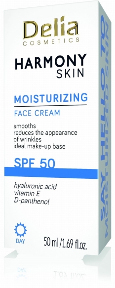 DELIA Harmony Skin nawilżający do twarzy SPF 50