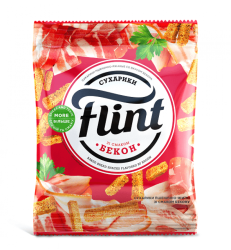 Grzanki Pszenno-Żytnie o Smaku Bekonu, Flint, 70g