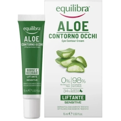 Aloesowy Krem pod oczy liftingujący, Equilibra, 15ml