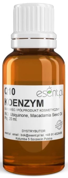 Koenzym Q10 w Oleju Makadamia, Esent, 20ml