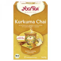 Kurkuma Chai Bio Herbata Yogi Tea, 17 torebek