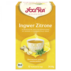 Yogi Tea Organic Ginger Lemon Tea, 17 x 1,8 g