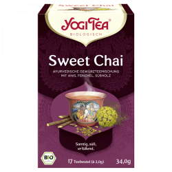 Herbata Słodki Chai, Yogi Tea Sweet Chai, 17 torebek x 2g
