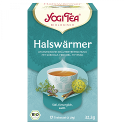 Yogi Tea Halswärmer Organic Herbal Tea, 17 x 1,9 g