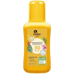 Sunscreen spray SPF30 transparent, Today, 200ml